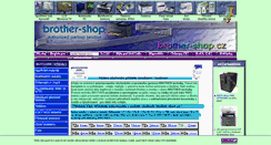 Desktop Screenshot of brother-shop.cz