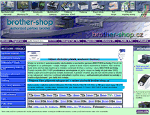 Tablet Screenshot of brother-shop.cz